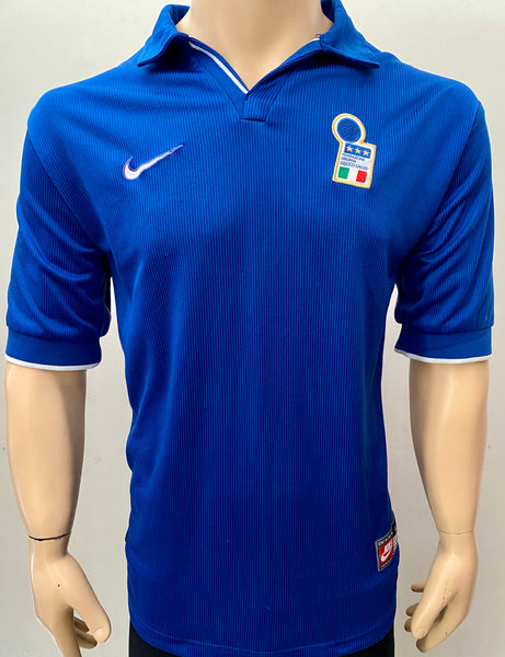 1997-1998 Italy Home Shirt Pre Owned Size L