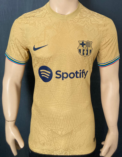 2022-2023 FC Barcelona Away Shirt Player Issue Kitroom Pre Owned Size XL