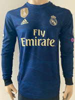 2019-2020 Real Madrid CF Away Shirt Sergio Ramos Player Issue Long Sleeve New BNWT Multiple Sizes