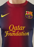 2012-2013 FC Barcelona Home Shirt Xavier Hernandez “Xavi” LaLiga Pre Owned Size S