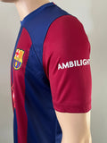2023-2024 FC Barcelona Home Shirt Lamine Yamal El Clasico Rolling Stones Special Version La Liga BNWOT  Size M