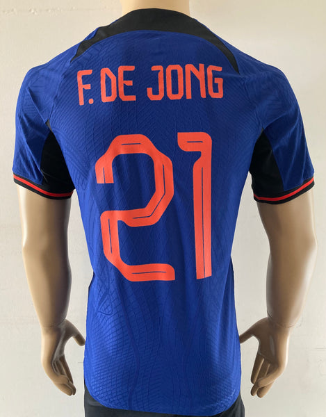 2022 2023 Netherlands Holland Away shirt player issue authentic shirt Frenkie de Jong multiple sizes