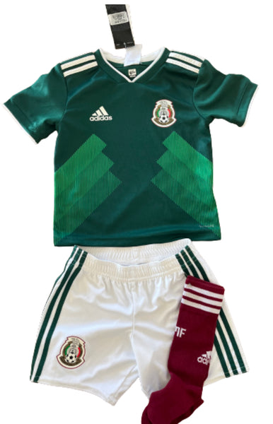 2018 FMF Mexico Adidas Climalite Kit Baby Street Wear Multiple Size