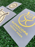 2026 Spanish Supercup FC Barcelona Set of Patches Player Issue Textprint Adult Size