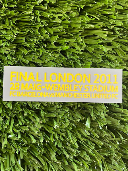 2011 MDT Match Detail London Reissue Wembley Champions Final For Barcelona Sipesa
