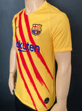 2021-2022 FC Barcelona Fourth Shirt Senyera Pedri Europa League BNWT Size S