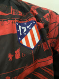 2022-2023 Atletico Madrid Jacket Windbreaker whit Cap Pre Owned Size M