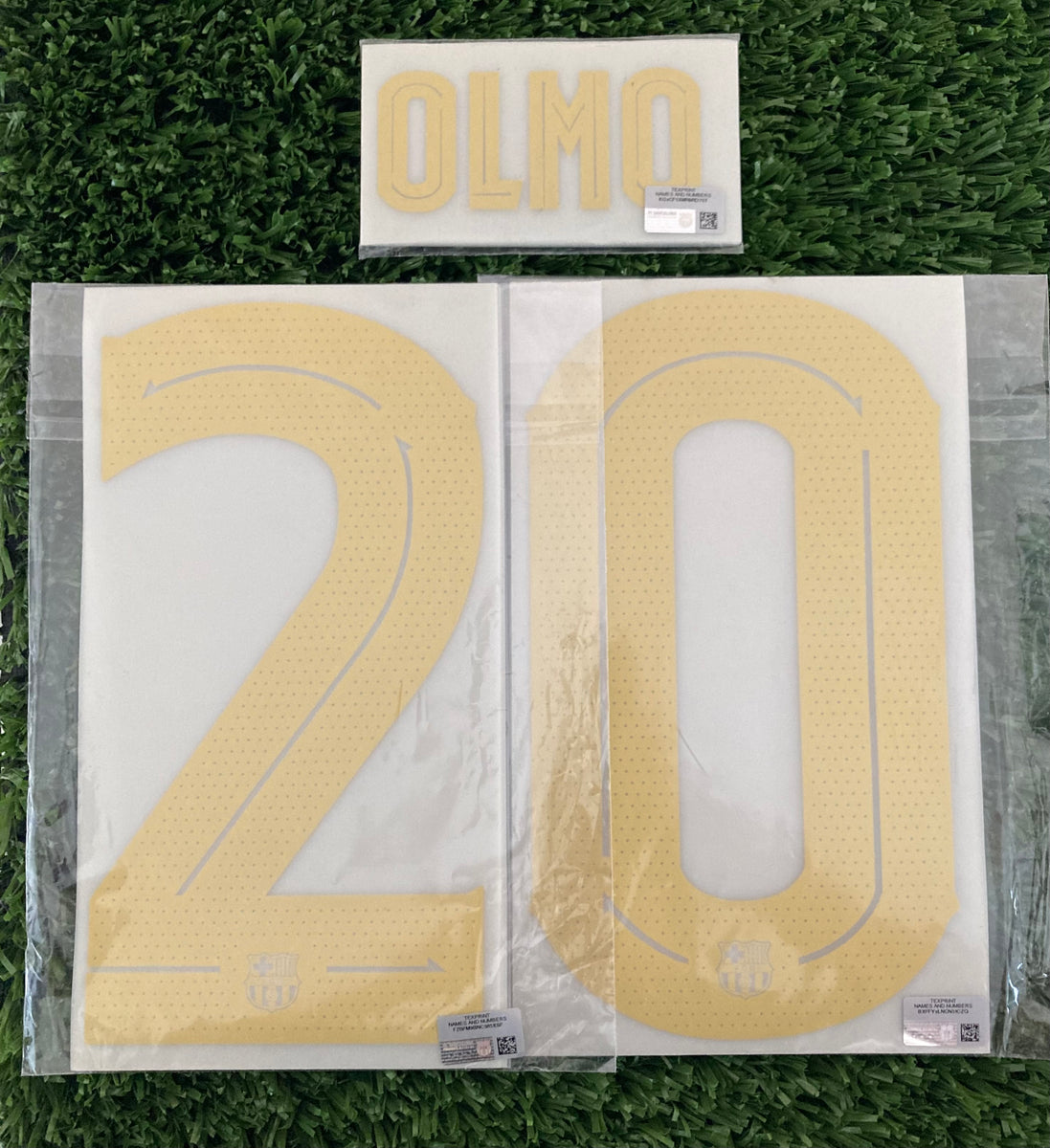 2024-2025 Dani Olmo 20 FC Barcelona Home Name Set and Number Champions ...