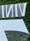 2024-2025 Vini Jr 7 Real Madrid Home Name set and Number UCL Version Avery Dennison Adult Size