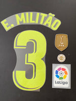 2022 2023 Avery Dennison Real Madrid Third kit E. Militao set and badges Liga Champions and WCC2022 player issue kitroom