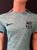 2023-2024 FC Barcelona Third Shirt Player Issue Kitroom Barça B Sponsorless Mint