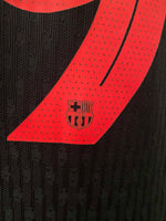 2024-2025 FC Barcelona Away Shirt Robert Lewandowski Champions League Kitroom Player Issue BNWOT Size L fitted