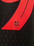 2024-2025 FC Barcelona Away Shirt Robert Lewandowski Champions League Kitroom Player Issue BNWOT Size L fitted