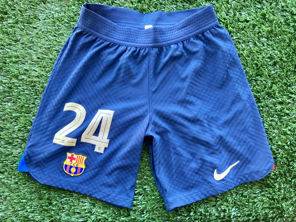 2022 - 2023 Barcelona FC Short Home Eric Cup Version Player Issue Kitroom
