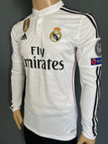 2014-2015 Real Madrid CF Home Shirt Cristiano Ronaldo Champions League Pre Owned Size M