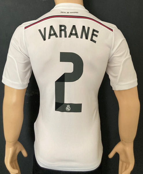 Official Nameset - Real Madrid, Varane, 2015/2016, Away, White Official Nameset - Real Madrid, Varane, 2015/2016, Away, White