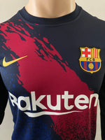 2019-2020 FC Barcelona Pre-Match Training Top Kitroom Player Issue BNWT Size M