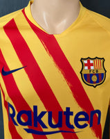 2021-2022 FC Barcelona Fourth Shirt Senyera Pedri Europa League BNWT Size S