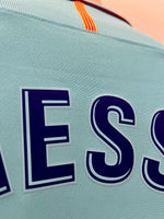 2017-2018 FC Barcelona Away Shirt Lionel Messi Player Issue Authentic New BNWT Size L (Fitted)