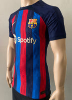 2022-2023 FC Barcelona Home Shirt Hector Bellerin Player Issue Champions Authentic Mint Size M