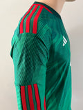 2022-2023 Mexico National Team Home Shirt Raul Jiménez Player Issue Authentic Long Sleeve World Cup Pre Owned Size S
