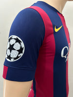 2014-2015 FC Barcelona Home Shirt Pedro Rodríguez Champions Pre Owned Size S