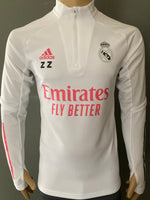 2020-2021 Real Madrid CF Training Drill Top Zinedine Zidane Worn and Washed Player Issue Kitroom Size M