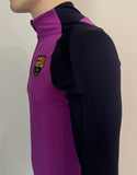 2025-2026 FC Barcelona Home Drill Top Training Player Issue Kitroom Purple Size S