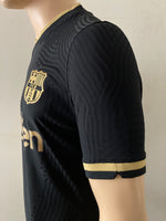 2020-2021 Barcelona Away Shirt Kitroom Player Issue Champions Version New BNWT Size Large