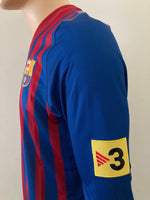 2011-2012 FC Barcelona Home Shirt Pique Player Issue Kitroom Long Sleeve La Liga Version Mint Size L