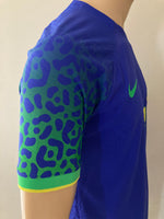 2022-2023 Brazil Away Shirt Dani Alves Player Issue New BNWT Size M