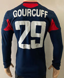 2010-2011 Olympique Lyonnais Long Sleeve Third Shirt Champions League Gourcuff Player Issue Pre Owned Size M