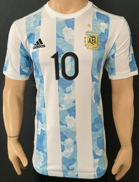 2021 Argentina Home Shirt Messi Player Issue Kitroom New BNWT Size 6