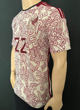 2022-2023 Mexico National Team Away Shirt Hirving Lozano “The Chucky”Pre Owned Size L