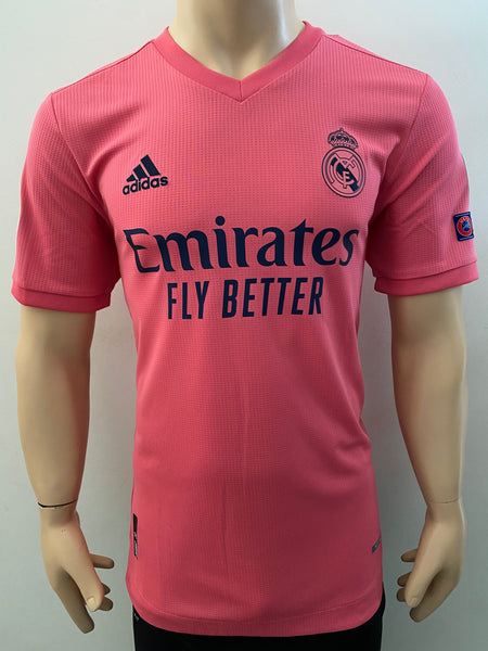 2020 - 2021 Real Madrid Away Shirt Valverde Version Jugador Champions Size M