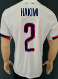 2024-2025 Paris Saint Germain Away Shirt Achafr Hakimi Player Issue Authentic Champions New BNWT Size M