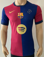 2024-2025 FC Barcelona Home Shirt Player Issue Authentic 125 years anniversary La Liga New Multiple Sizes