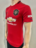 2019-2020 Manchester United Home Shirt Player Issue Authentic Pre Owned Size M