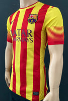 2013-2014 FC Barcelona Away Shirt Alexis Sanchez Player Issue Kitroom La Liga Mint Size M (Fitted)