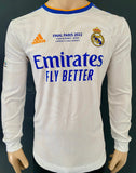 2021-2022 Real Madrid CF Home Shirt Vinicius Junior Player Issue Authentic Champions Final Mint Condition Size M