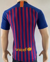 2018-2019 FC Barcelona Player Issue Home Shirt Vaporknit Mint Condition Size M