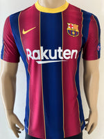 2020-2021 FC Barcelona Home Shirt Pedri UEFA Champions League Kitroom Player Issue Mint Condition Size M