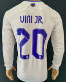 2021-2022 Real Madrid CF Home Shirt Vinicius Junior Player Issue Authentic Champions Final Mint Condition Size M