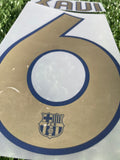 2006-2007 Xavi 6 FC Barcelona Home and Away Name set and Number Sipesa