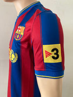 2009-2010 FC Barcelona Home Shirt La Liga Jonathan Dos Santos Kitroom Player Issue Pre Owned Size M