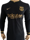 2020-2021 FC Barcelona Away Shirt  Player Issue Kitroom LaLiga Long Sleeve NEW BNWT Size L (Fitted)