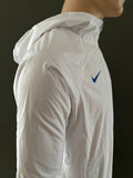 2023-2024 FC Barcelona Away Jacket Windbreaker White New BNWT Size S Oversized