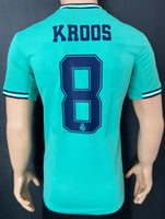 2019 2020 Real Madrid Third Shirt KROOS 8 Player Issue Size M