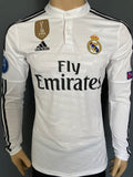 2014-2015 Real Madrid CF Home Shirt Cristiano Ronaldo Champions League Pre Owned Size M