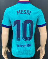 2019-2020 FC Barcelona Third Shirt Messi La Liga Pre Owned Size M